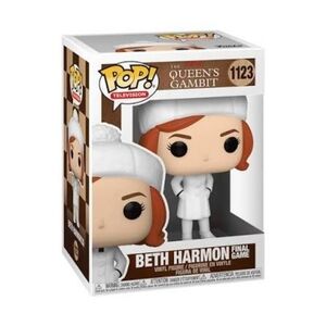 New FUNKO POP TV NETFLIX THE QUEEN'S GAMBIT BETH HARMON FINAL GAME #1123 FIGURE